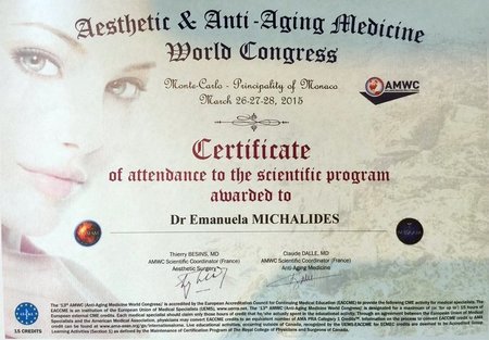 Certificate Emanuela Michalides